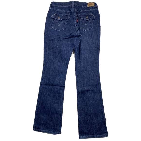 Levi’s Dark Wash Mid Rise Stretch Boot Cut 515 Jeans Size 4 T - Picture 1 of 10